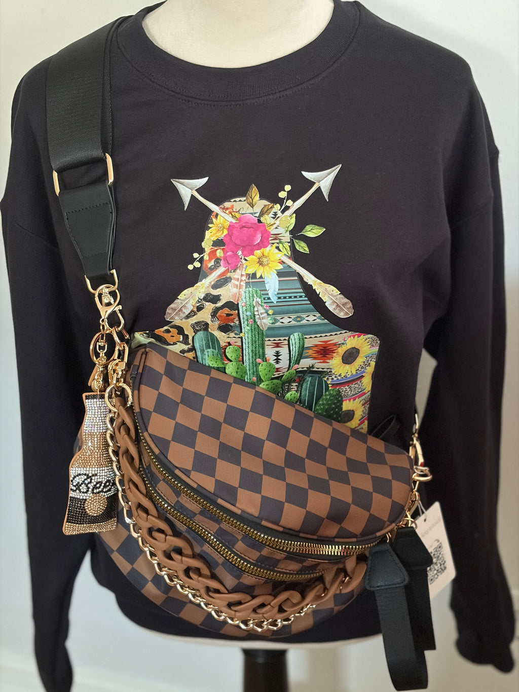Cactus tag sweatshirt