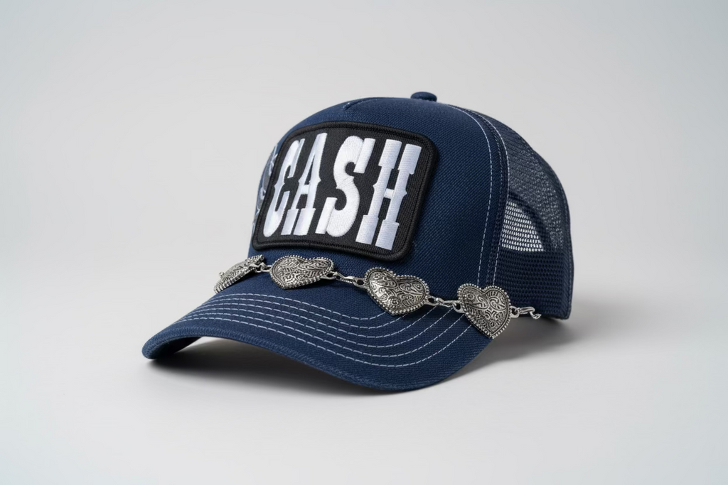 CASH denim trucker hat