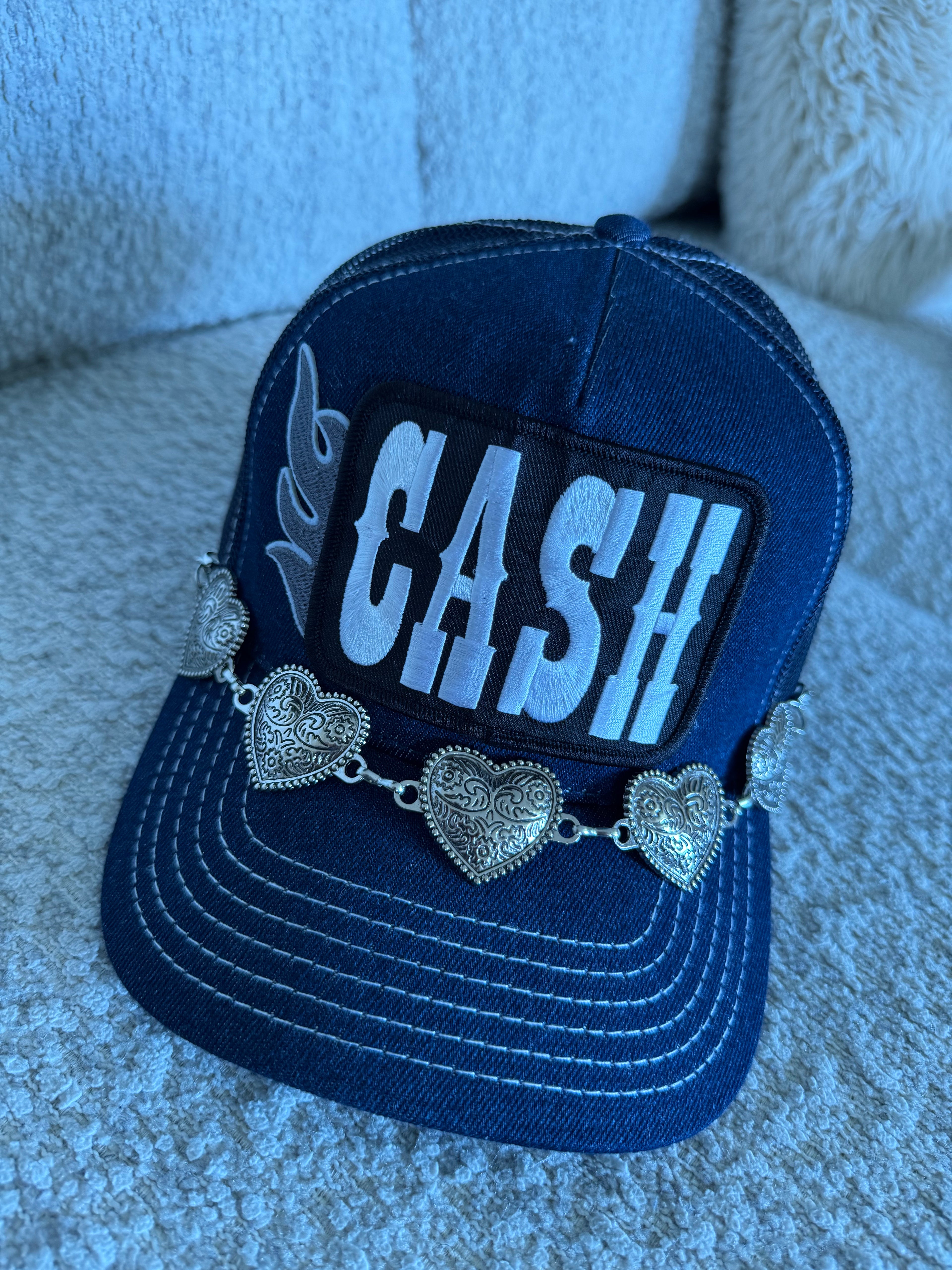 CASH denim trucker hat