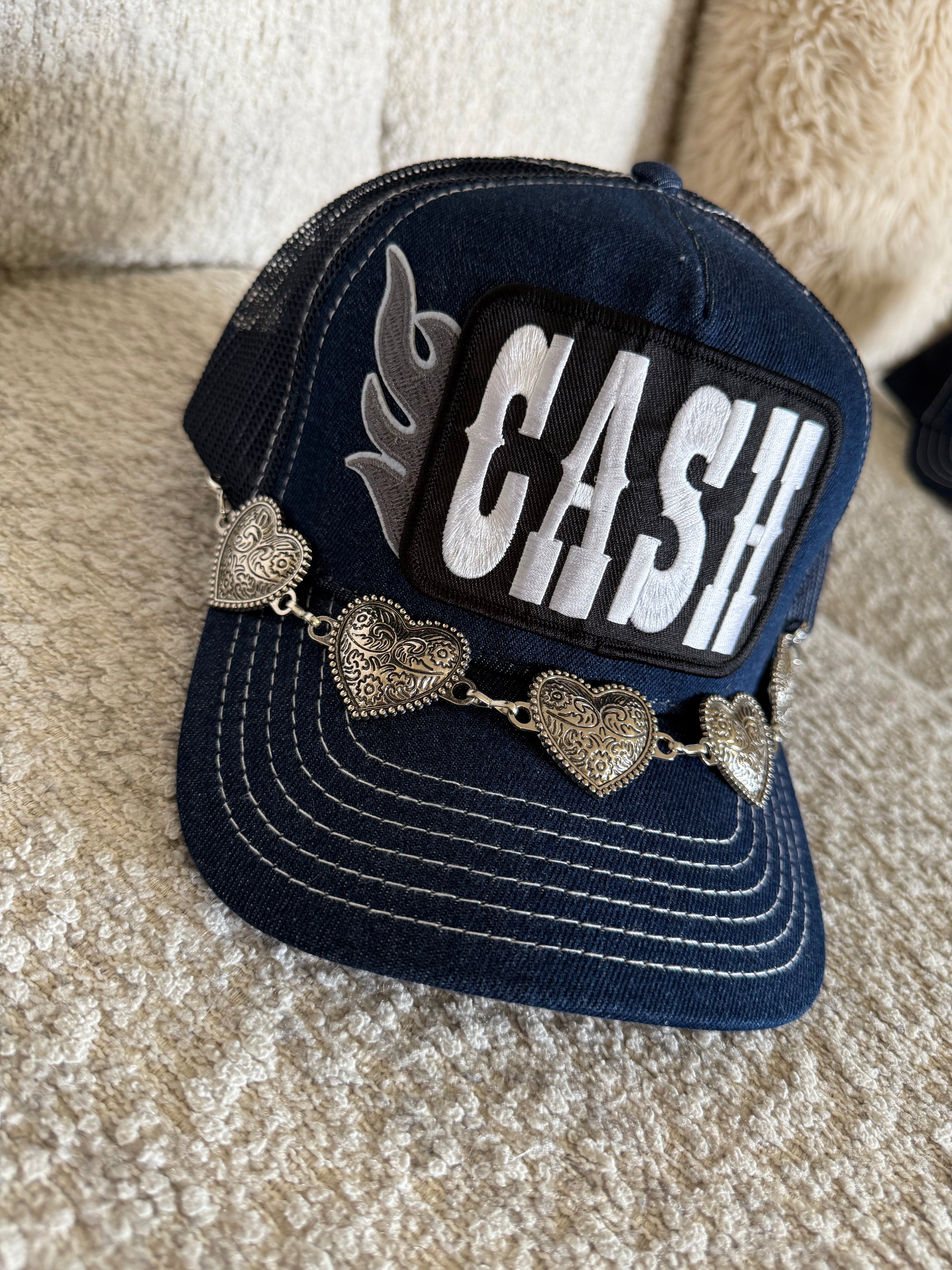 CASH denim trucker hat
