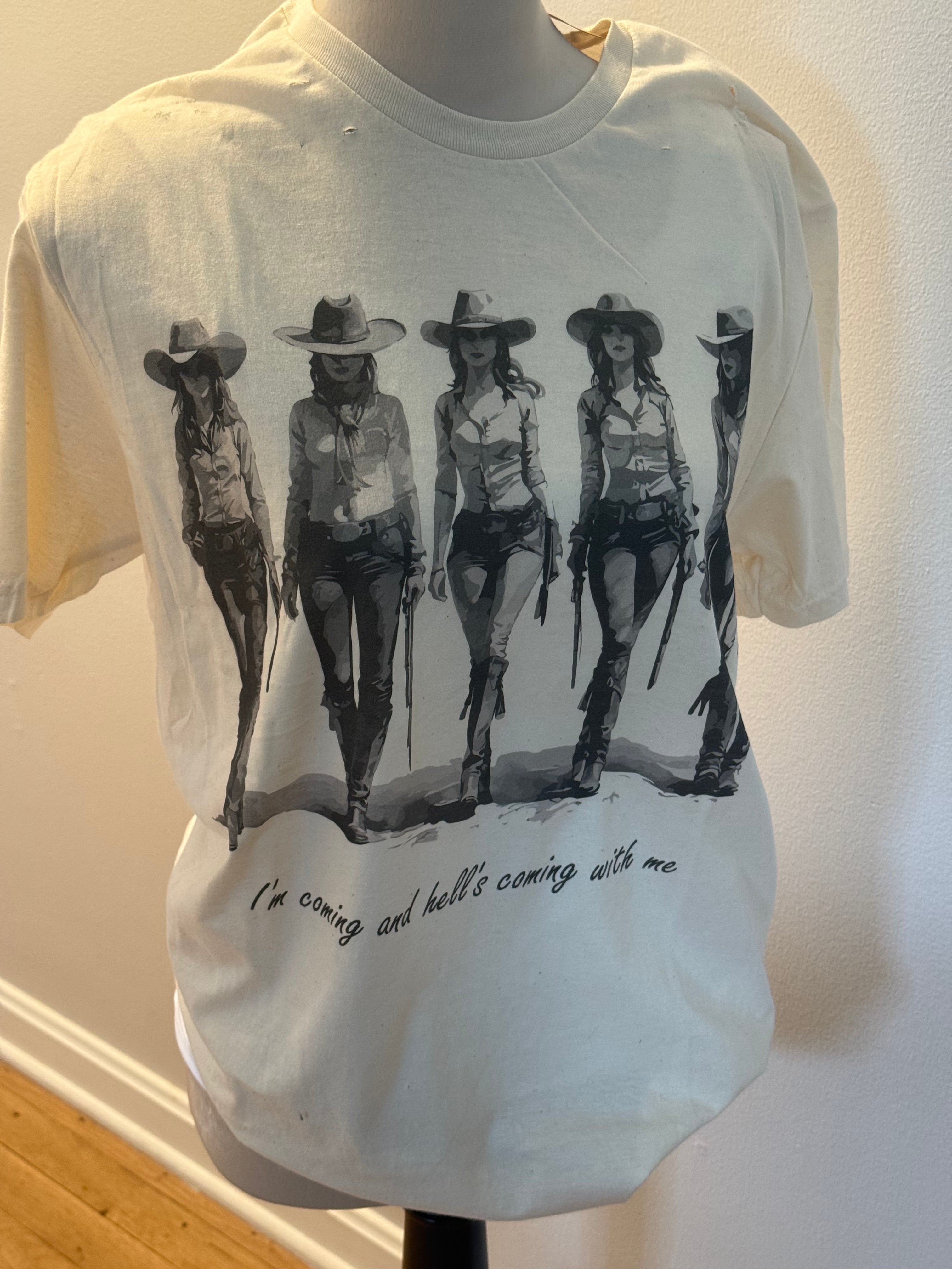 I’m coming and hells coming with me