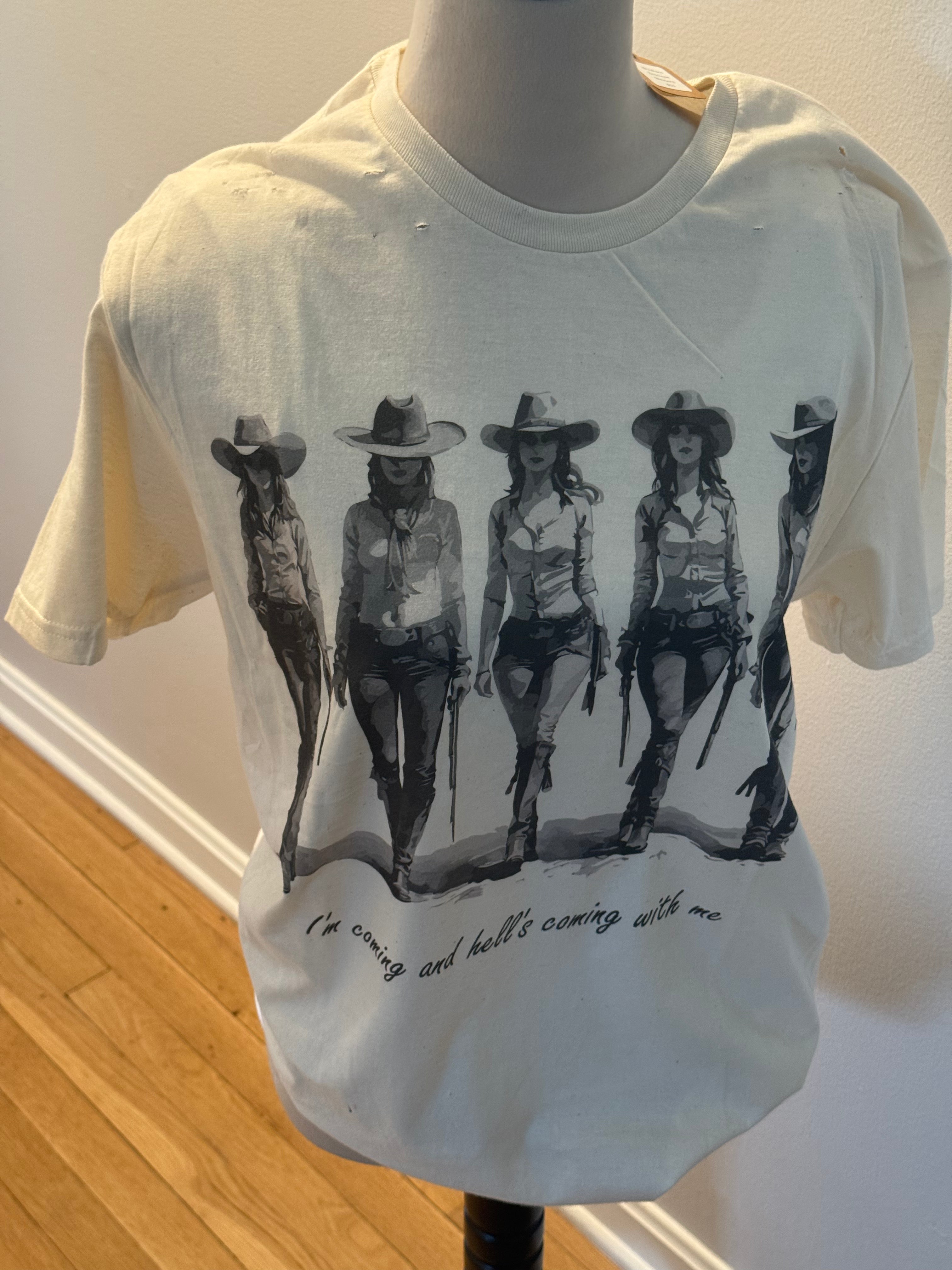 I’m coming and hells coming with me