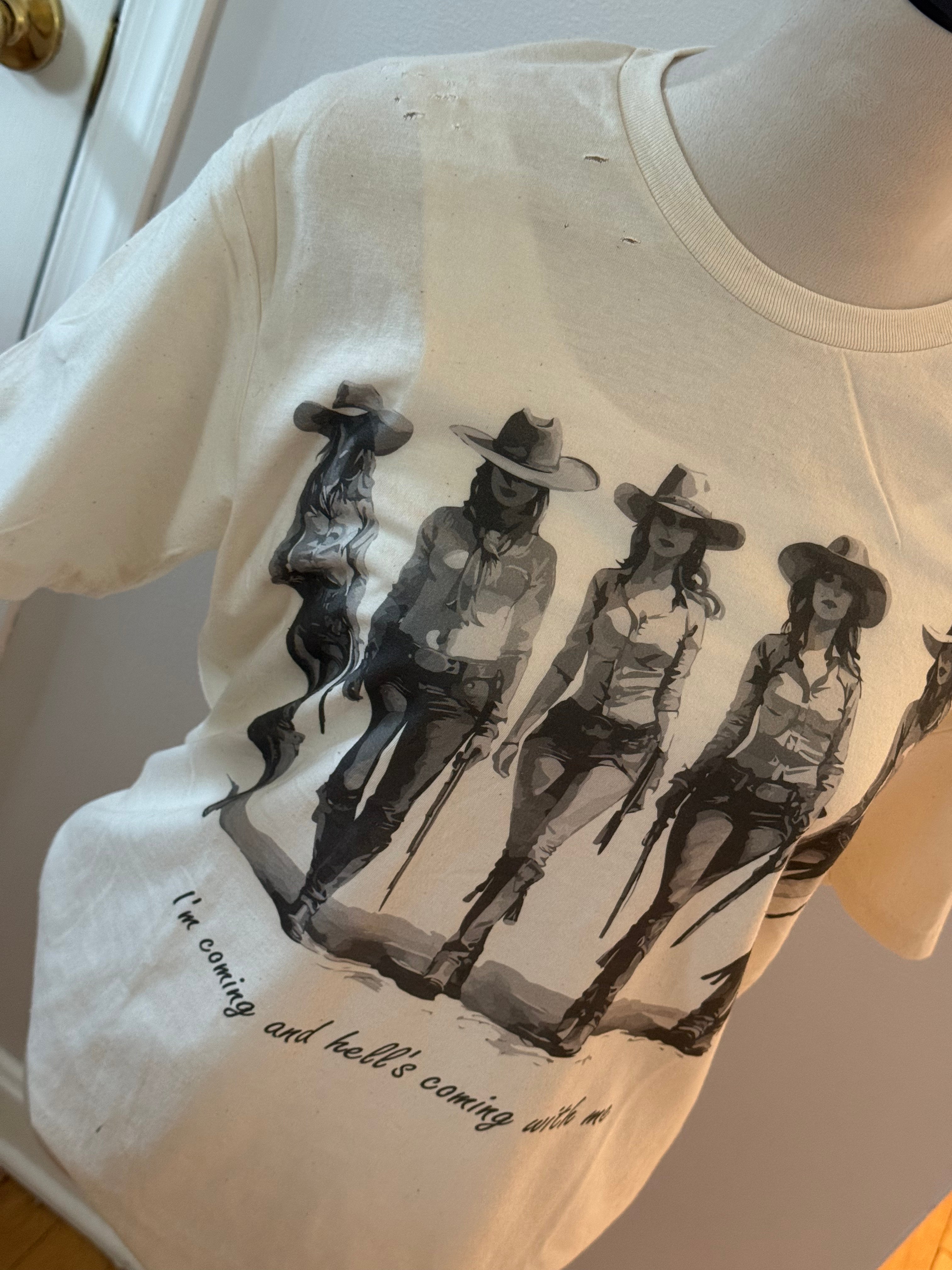 I’m coming and hells coming with me