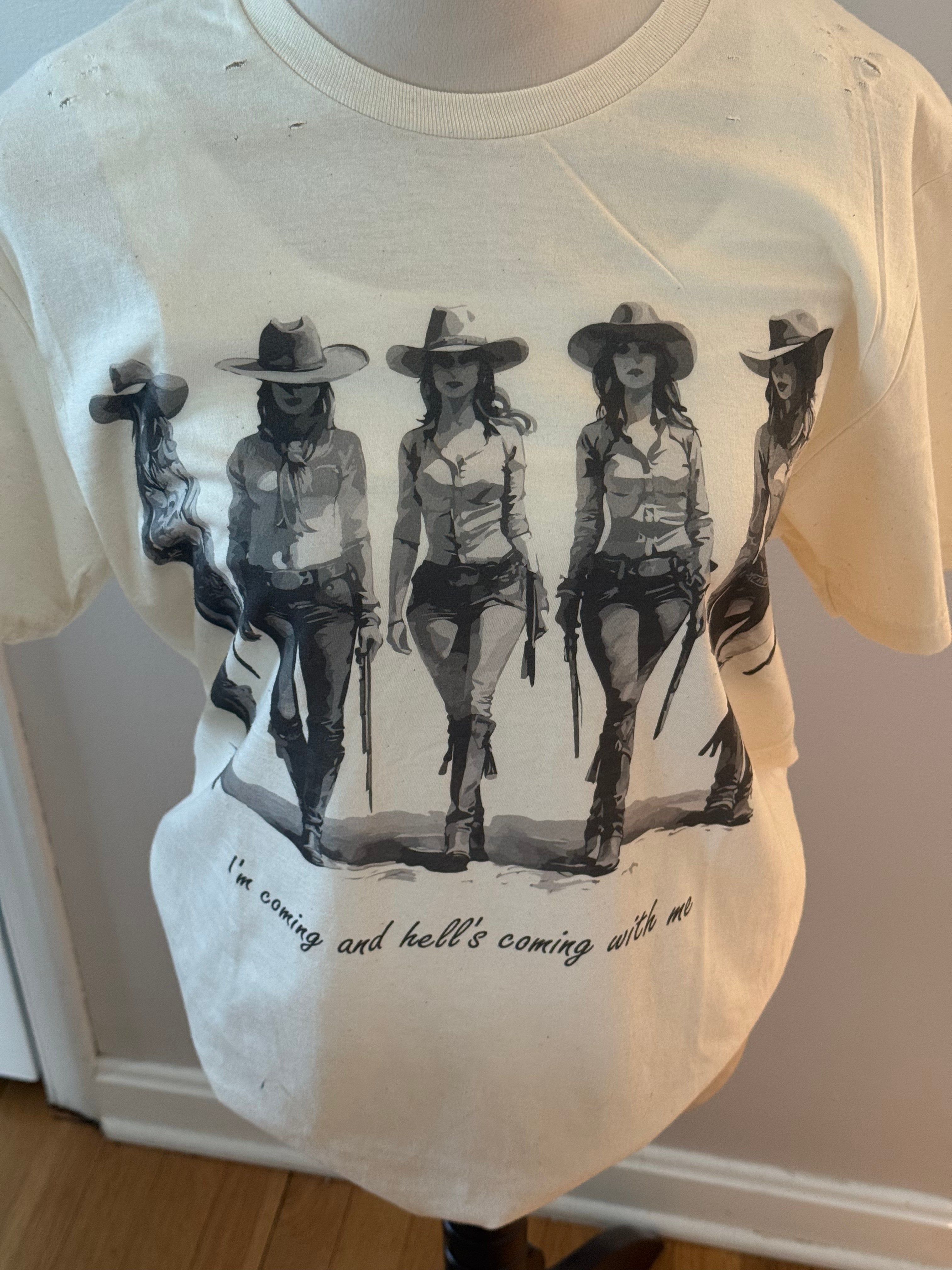 I’m coming and hells coming with me