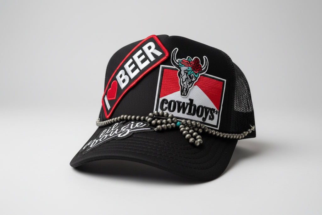 I love BEER trucker hat