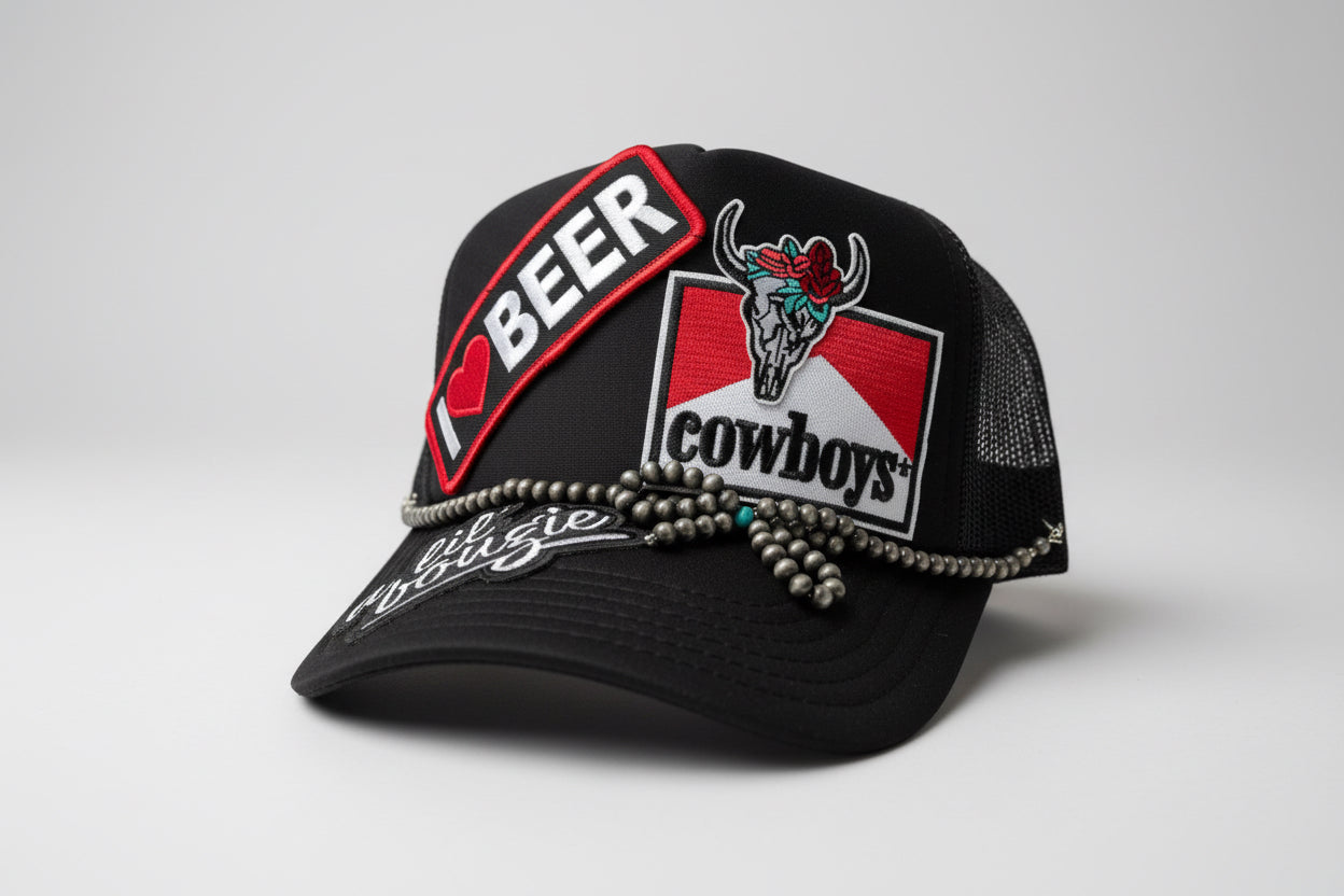 I love BEER trucker hat