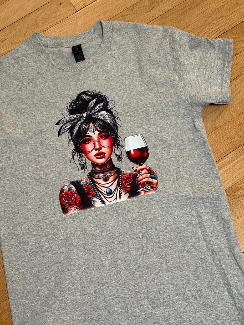 Baddie and wine