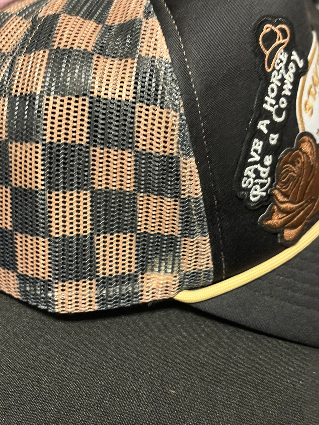 Stay trashy trucker hat