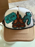 turquoise shit show hat
