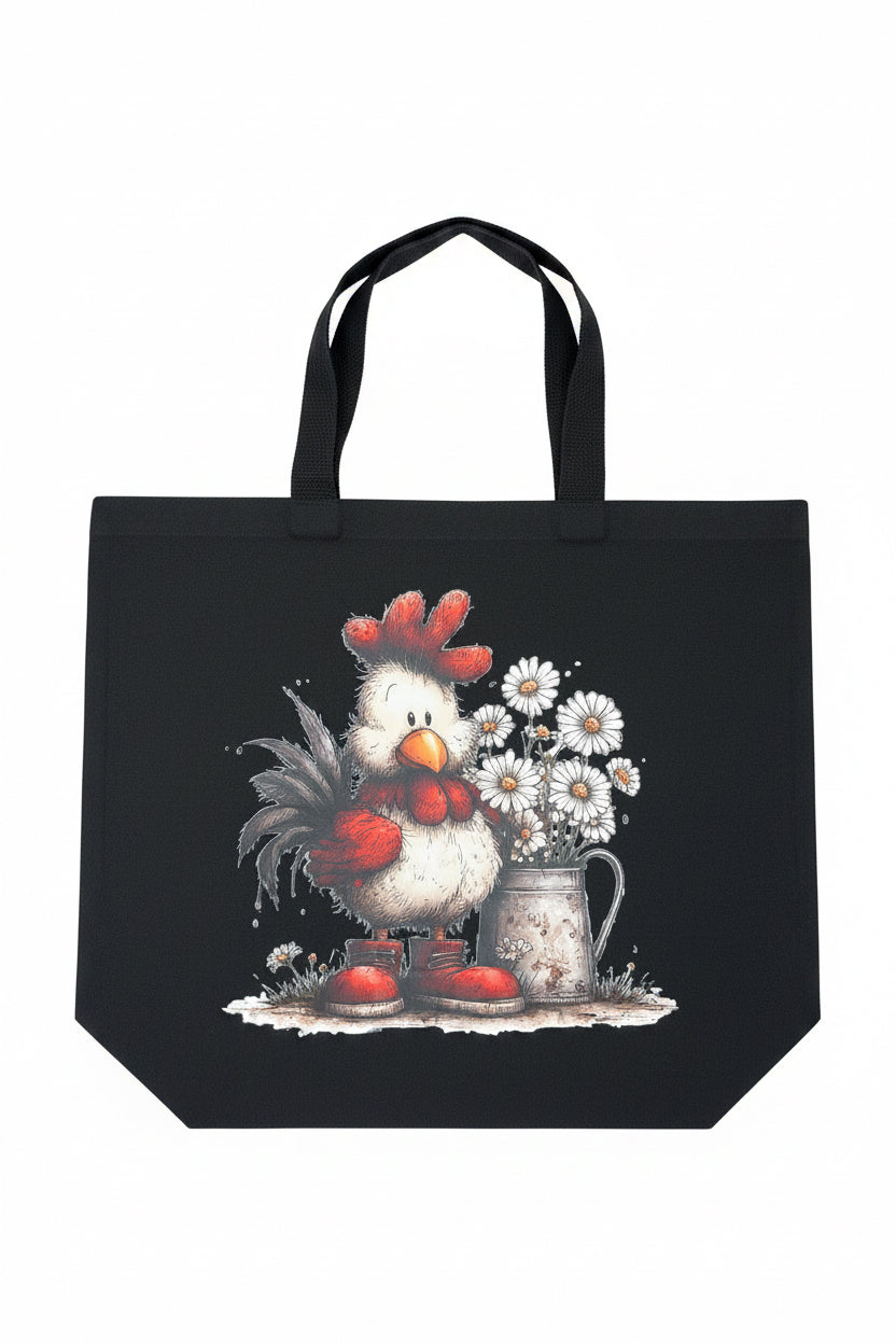 Market Bags! Chicken with flowers